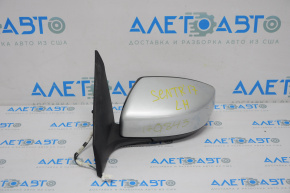 Left side mirror complete Nissan Sentra 16-19 rest 3 pins, silver