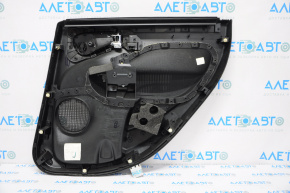 Door trim card rear left Fiat 500L 14-17 black with beige insert