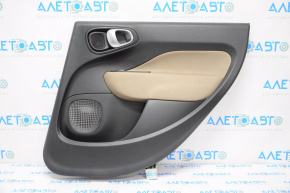 Door trim card rear right Fiat 500L 14-17 black with beige insert