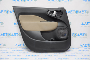 Door trim card front left Fiat 500L 14-16 black with beige insert