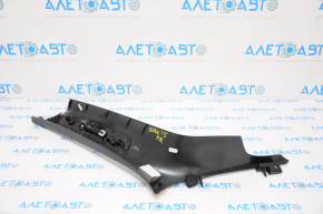 Front pillar trim right Fiat 500L 14-19 black