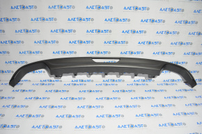 Lower trim of rear bumper Hyundai Sonata 15-17 sport for 2 pipes Turbo
