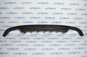 Lower trim of rear bumper Hyundai Sonata 15-17 sport for 2 pipes