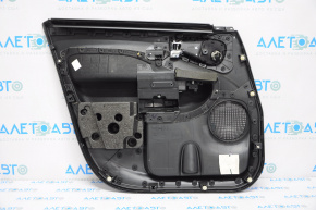 Door trim card front right Fiat 500L 14-17 black with beige insert, scratches