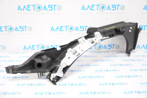 Door sill trim rear left Fiat 500L 14-19 black, worn
