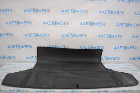 Black rag trunk mat for Toyota Prius V 12-17