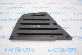 Right trunk pocket trim for Toyota Prius V 12-14, dark gray