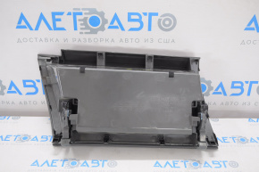 The glove compartment, glove box, upper part of the Toyota Prius V 12-14, is dark gray.