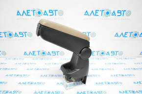 Armrest Fiat 500L 14-17 leather, brown
