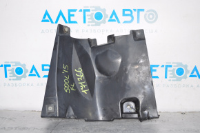 Left side arch protection Fiat 500L 14 - cracked, broken fastener