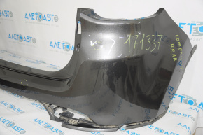Rear bumper bare upper part Jeep Compass 17-20 broken fasteners in the middle, dents