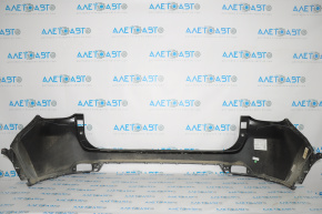 Rear bumper bare upper part Jeep Compass 17-20 broken fasteners in the middle, dents