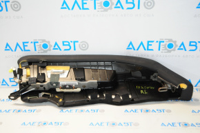 Airbag rear left seat Lexus IS 14-20 leather black