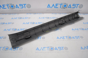 Front right inner door sill plate for Toyota Prius V 12-14, dark gray