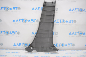 Lower left center pillar trim for Toyota Prius V 12-14, dark gray