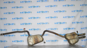 Exhaust manifold assembly VW Jetta 11-18 USA 2.0 resonator with barrel