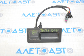 Rear view camera with trunk release handle and button for VW Tiguan 18-24 with washer
