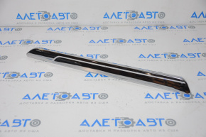 Rear bumper molding side left Ford Explorer 18-19 rest chrome