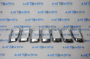 Chrome inserts in the radiator grille Jeep Compass 11-16 light set 7 pcs.