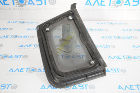 Window blind glass rear left Jeep Compass 17-24 black tint