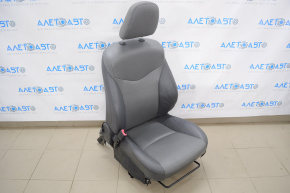 Driver's seat Toyota Prius V 12-14 without airbag, manual, leather dark gray