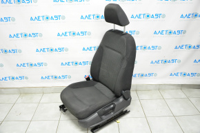 Driver's seat VW Jetta 11-16 USA without airbag, manual, cloth black with gray insert