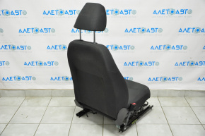 Driver's seat VW Jetta 11-16 USA without airbag, manual, cloth black with gray insert