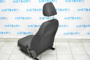 Passenger seat VW Jetta 11-16 USA without airbag, mechanical, cloth black with gray insert