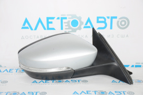 Side mirror right complete VW Passat b7 12-15 USA type as b7 5 pins, turn signal, silver