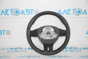 Steering wheel bare VW Passat b7 12-15 USA rubber black, without buttons