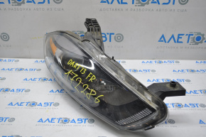 Headlight front right Dodge Dart 13-15 halogen black