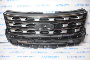 Radiator grill grill Ford Explorer 16-17 rest silver