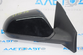 Side mirror right complete Hyundai Sonata 15-17 5 pins, black, after repair
