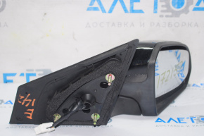 Side mirror right complete Hyundai Sonata 15-17 5 pins, black, after repair