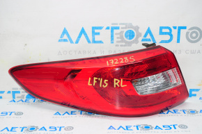 Light outer wing left Hyundai Sonata 15-17 usa lamp
