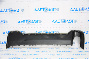 Rear bumper trim lower Jeep Cherokee KL 14-18 for 1 pipe, structure