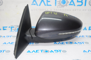 Left side mirror complete Kia Optima 11-13 prerest 5 pins, turn signal, graphite
