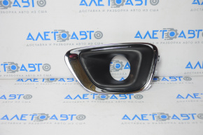Fog light frame left Jeep Compass 11-16 chrome