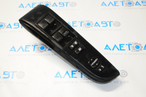Front left window lift control Toyota Camry v50 12-14 usa with overlay, with mirror control, chip is broken