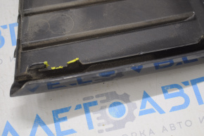 Front bumper grille central Ford Focus mk3 11-14 pre-rest gloss, broken fasteners