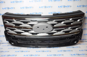 Radiator grill grill Ford Explorer 18-19 rest silver chrome