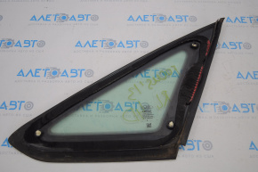 Rear left window with fixed glass for Ford Focus mk3 11-18 4d with chrome molding