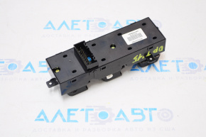 Front left window lift control Kia Optima 11-16 black, 1 auto down