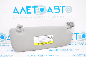 Left visor for Kia Optima 11-16 gray