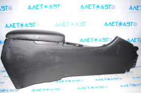 Kia Optima 11-13 center console, armrests, cup holders, black leather, scratches