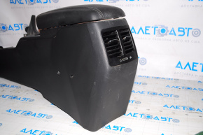 Kia Optima 11-13 center console, armrests, cup holders, black leather, scratches