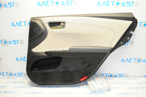 Door trim card rear right Toyota Avalon 13-15 black with gray insert scratches