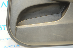 Door trim card rear right Toyota Avalon 13-15 black with gray insert scratches
