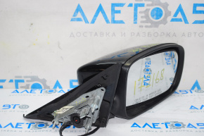 Right side mirror assembly Chrysler 300 11- 5 pins, heated, black, base broken