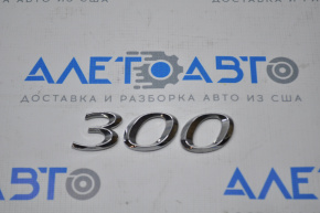Emblem inscription 300 trunk lid Chrysler 300 11-14
